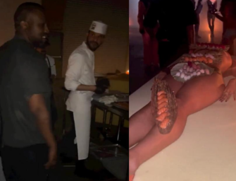 Kanye West Celebrates 46th Birthday By Serving Sushi On A Nude Woman’s Body