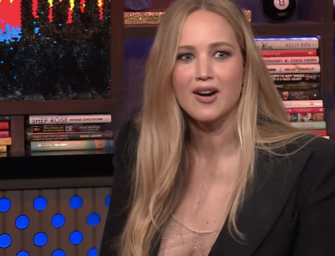 Jennifer Lawrence Makes Andy Cohen “Bone Hard” After Kiss On ‘Watch What Happens Live’