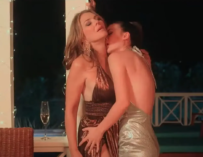 Elizabeth Hurley Has Steamy Makeout Session With Another Woman In Her Son’s Directorial Debut